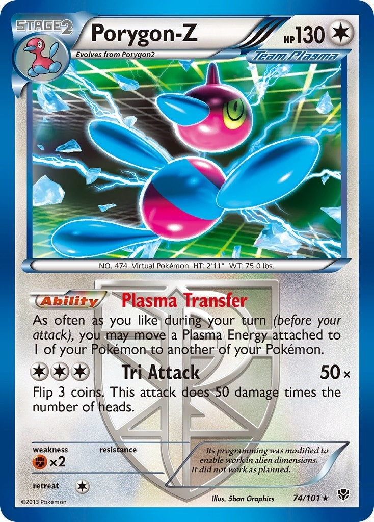 Image for Porygon-Z (Team Plasma) (74/101) (Plasma Blast) - Pokemon