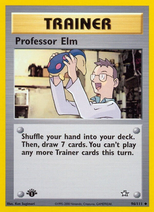 Image for Professor Elm (096/111) (Neo Genesis) - Pokemon