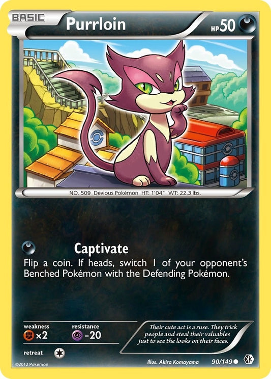Image for Purrloin (90/149) (Boundaries Crossed) - Pokemon
