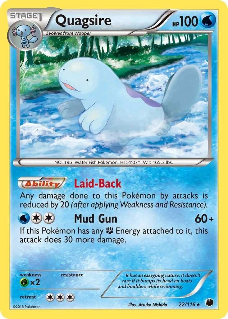 Image for Quagsire (22/116) (Plasma Freeze) - Pokemon