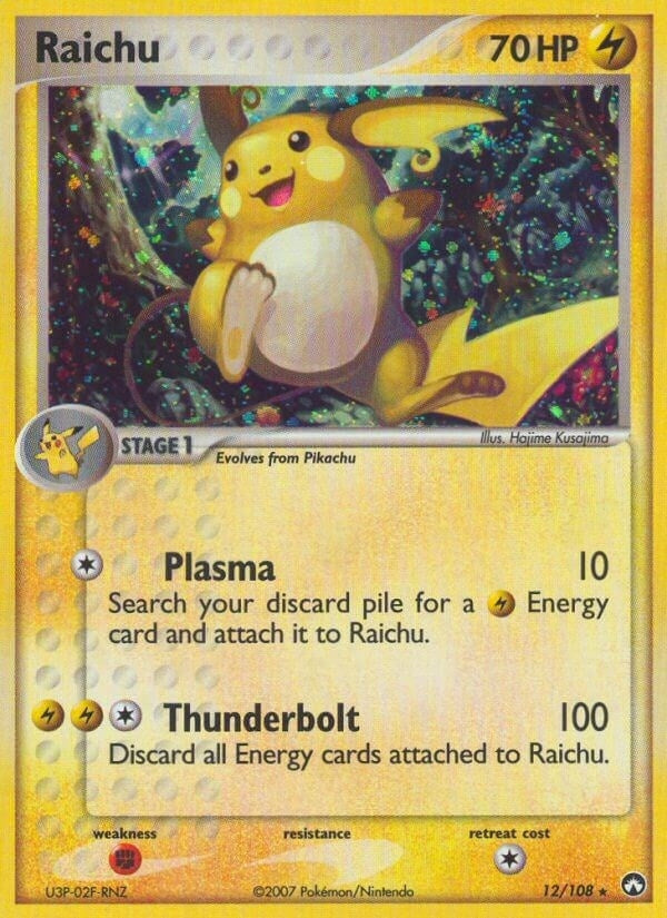 Image for Raichu (12/108) (Power Keepers) - Pokemon