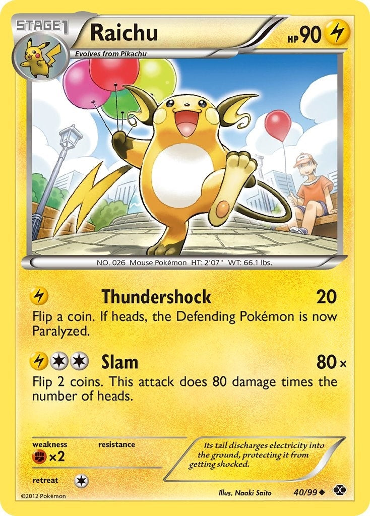 Image for Raichu (40/99) (Next Destinies) - Pokemon