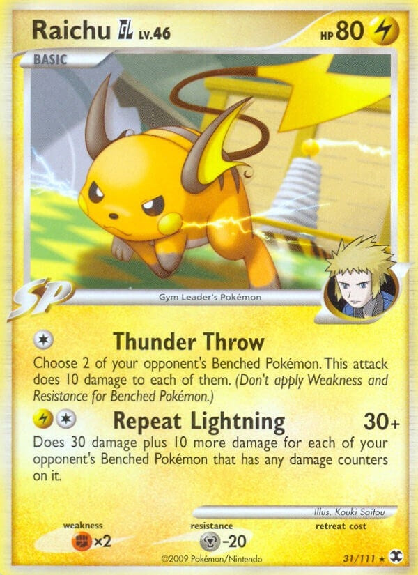 Image for Raichu GL (31/111) (Rising Rivals) - Pokemon