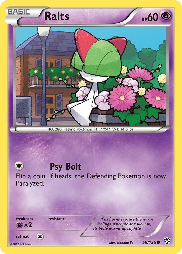 Image for Ralts (59/135) (Plasma Storm) - Pokemon