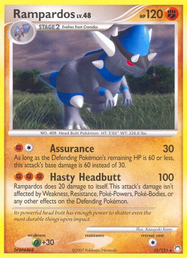 Image for Rampardos (33/123) (Mysterious Treasures) - Pokemon