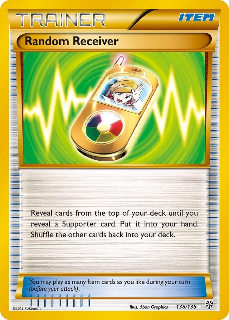 Image for Random Receiver (138/135) (Plasma Storm) - Pokemon