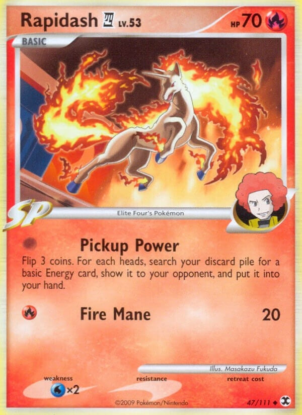 Image for Rapidash E4 (47/111) (Rising Rivals) - Pokemon
