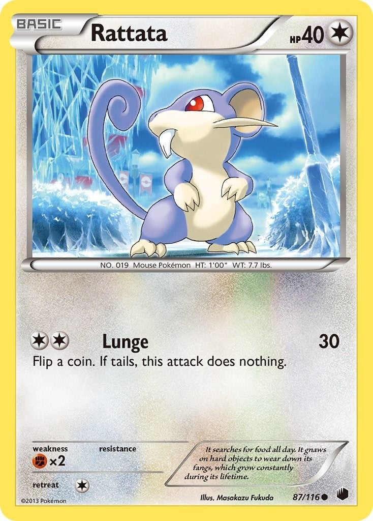 Image for Rattata (87/116) (Plasma Freeze) - Pokemon