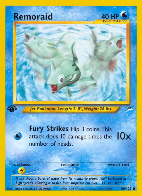 Image for Remoraid (080/105) (Neo Destiny) - Pokemon