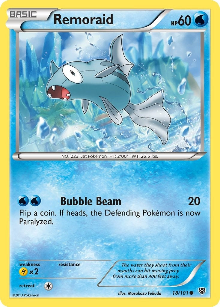Image for Remoraid (18/101) (Plasma Blast) - Pokemon