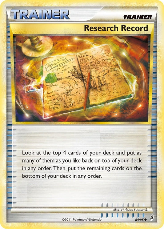 Image for Research Record (84/95) (Call of Legends) - Pokemon