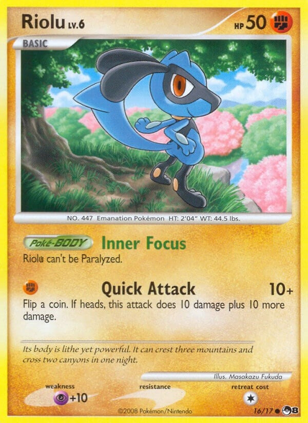 Image for Riolu (016/017) (POP Series 8) - Pokemon