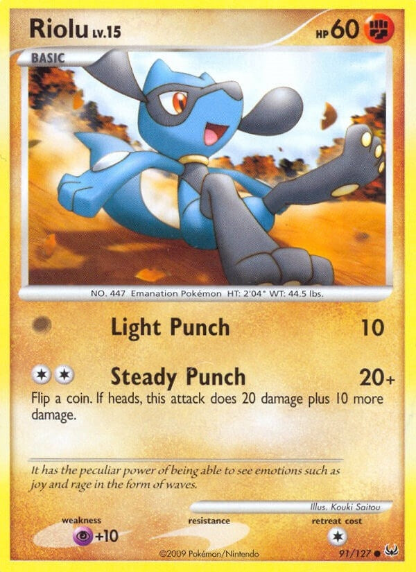 Image for Riolu (91/127) (Platinum) - Pokemon