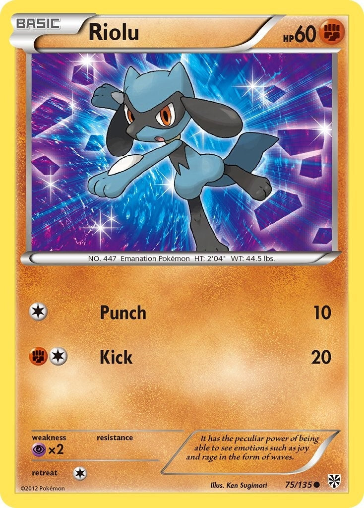 Image for Riolu (75) (75/135) (Plasma Storm) - Pokemon