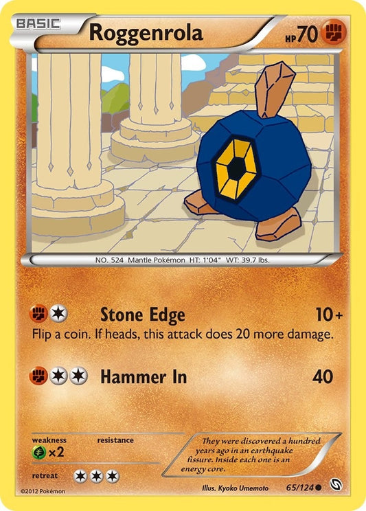 Image for Roggenrola (65/124) (Dragons Exalted) - Pokemon