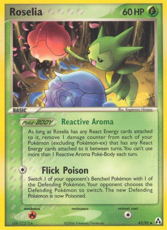 Image for Roselia (42/92) (Legend Maker) - Pokemon
