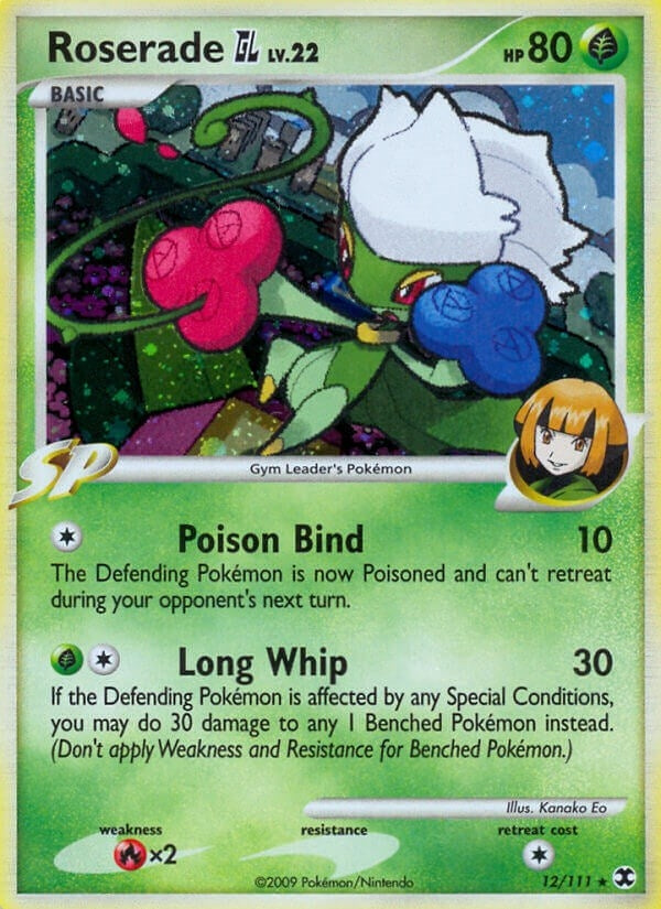 Image for Roserade GL (12/111) (Rising Rivals) - Pokemon