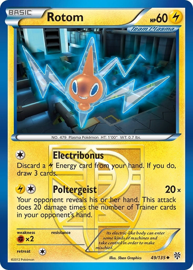 Image for Rotom (Team Plasma) (49/135) (Plasma Storm) - Pokemon