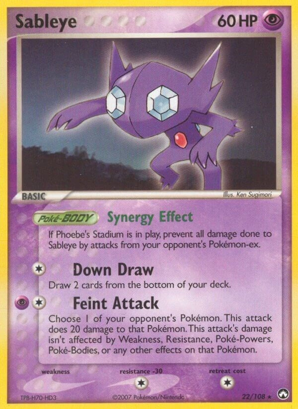 Image for Sableye (22/108) (Power Keepers) - Pokemon