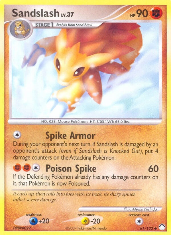 Image for Sandslash (61/123) (Mysterious Treasures) - Pokemon