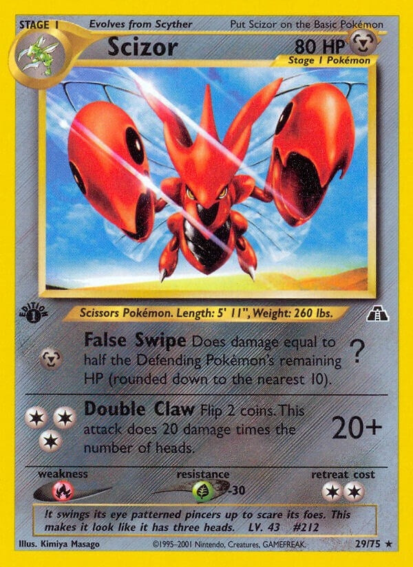 Image for Scizor (29) (29/75) (Neo Discovery) - Pokemon