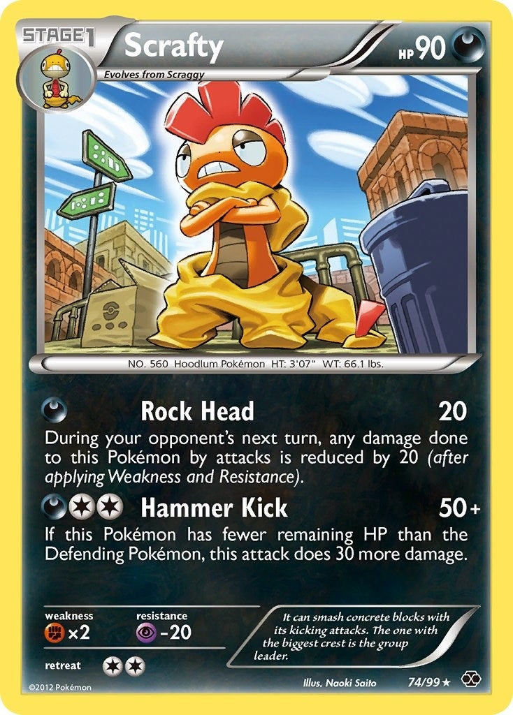 Image for Scrafty (74/99) (Next Destinies) - Pokemon