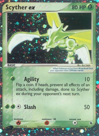 Image for Scyther ex (102/109) (Ruby and Sapphire) - Pokemon