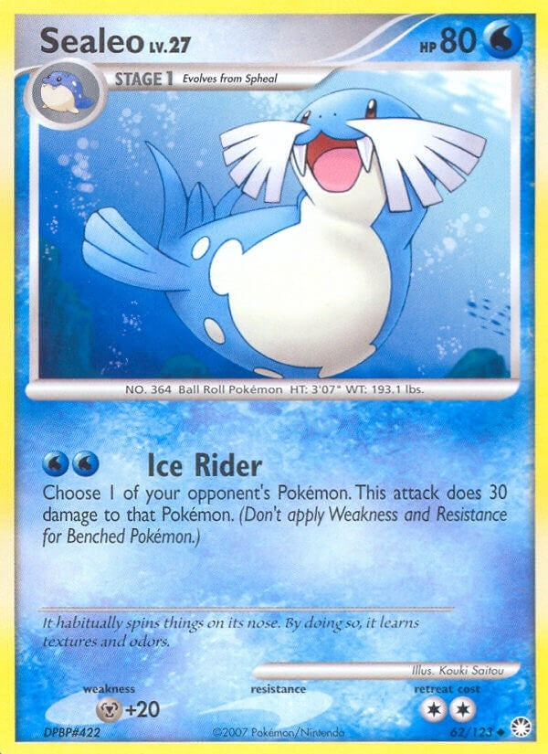 Image for Sealeo (62/123) (Mysterious Treasures) - Pokemon