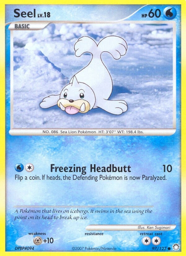 Image for Seel (97/123) (Mysterious Treasures) - Pokemon