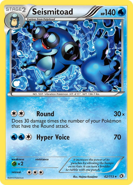 Image for Seismitoad (42/113) (Legendary Treasures) - Pokemon