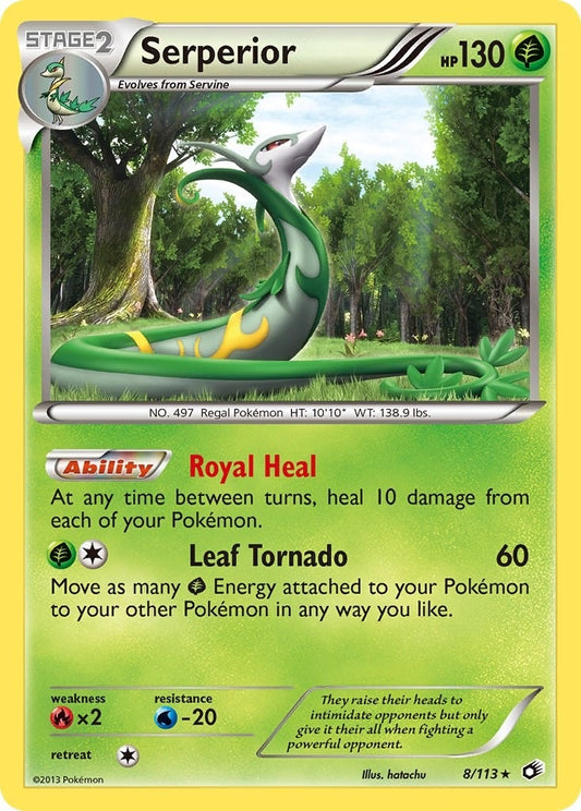 Image for Serperior (8/113) (Legendary Treasures) - Pokemon
