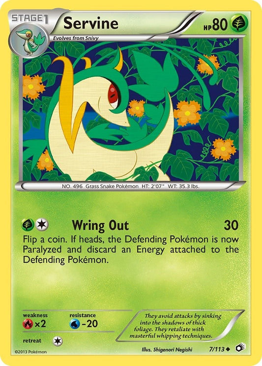 Image for Servine (7/113) (Legendary Treasures) - Pokemon