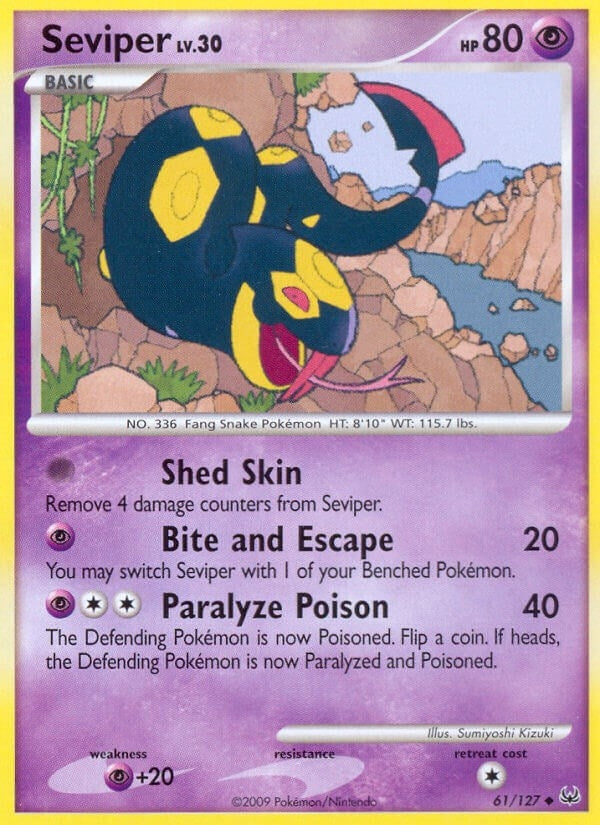 Image for Seviper (61/127) (Platinum) - Pokemon