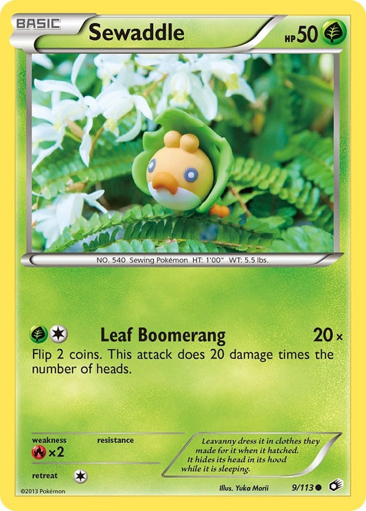 Image for Sewaddle (9) (9/113) (Legendary Treasures) - Pokemon