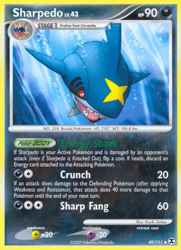 Image for Sharpedo (49/111) (Rising Rivals) - Pokemon