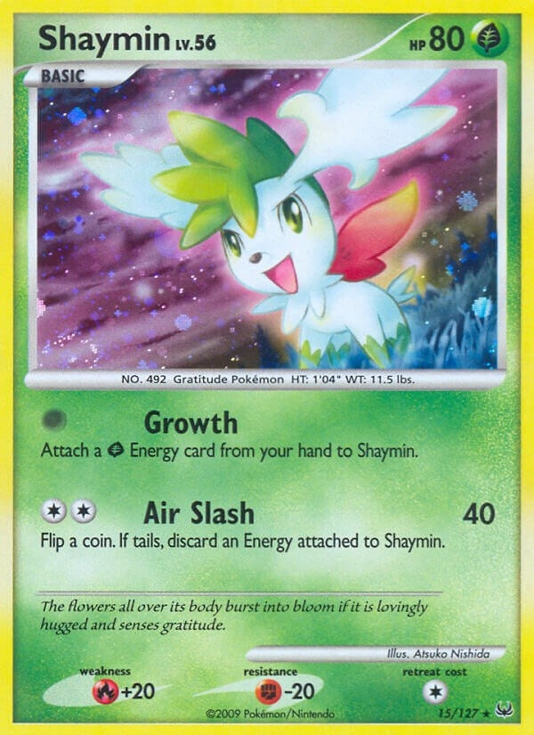 Image for Shaymin (15) (15/127) (Platinum) - Pokemon