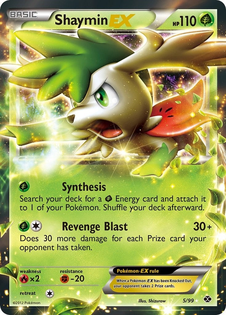 Image for Shaymin EX (5/99) (Next Destinies) - Pokemon