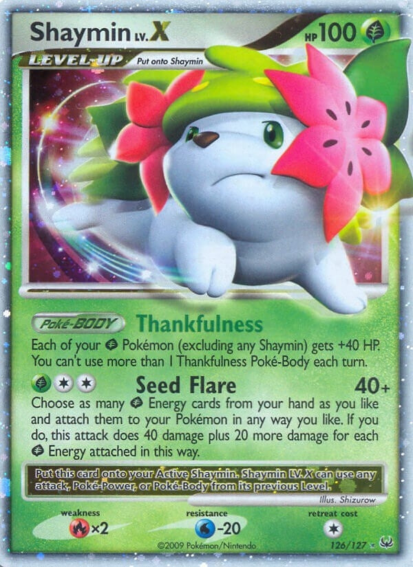 Image for Shaymin Lv.X (Land Forme) (126/127) (Platinum) - Pokemon