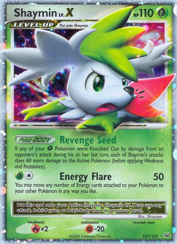 Image for Shaymin Lv.X (Sky Forme) (127/127) (Platinum) - Pokemon