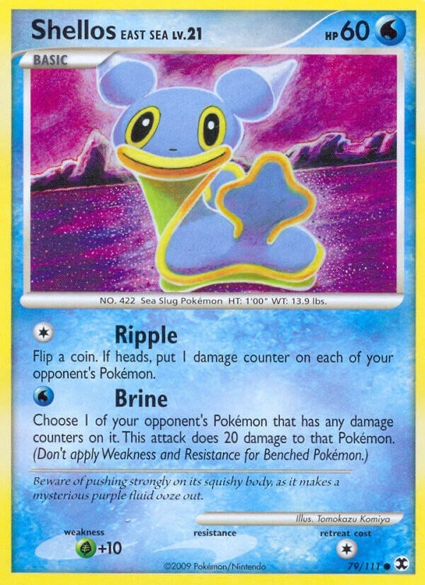 Image for Shellos East Sea (79/111) (Rising Rivals) - Pokemon