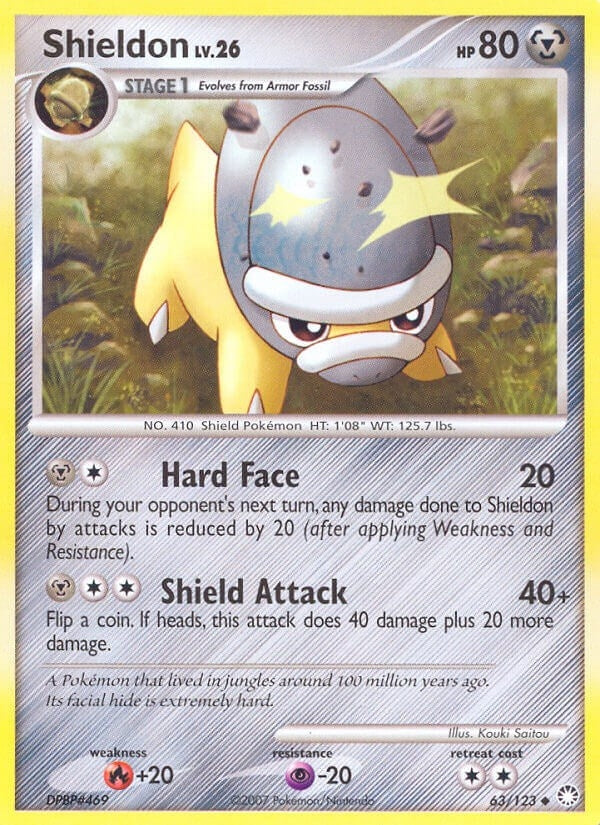 Image for Shieldon (63/123) (Mysterious Treasures) - Pokemon