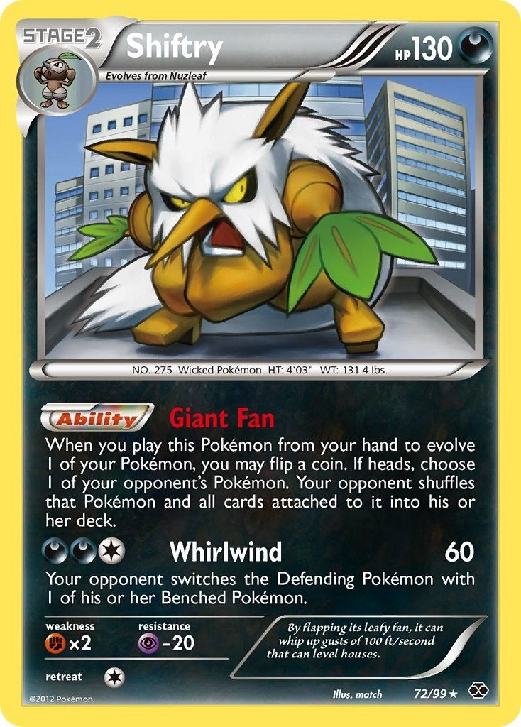 Image for Shiftry (72/99) (Next Destinies) - Pokemon