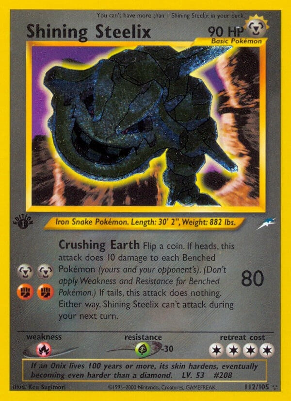 Image for Shining Steelix (112/105) (Neo Destiny) - Pokemon