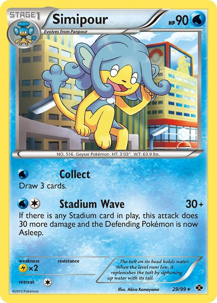 Image for Simipour (29/99) (Next Destinies) - Pokemon