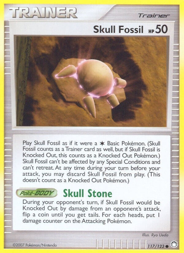 Image for Skull Fossil (117/123) (Mysterious Treasures) - Pokemon