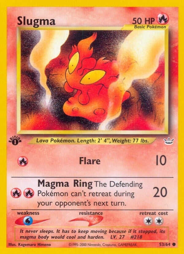 Image for Slugma (53/64) (Neo Revelation) - Pokemon