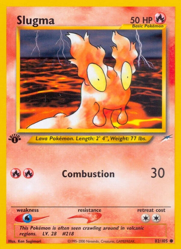 Image for Slugma (082/105) (Neo Destiny) - Pokemon