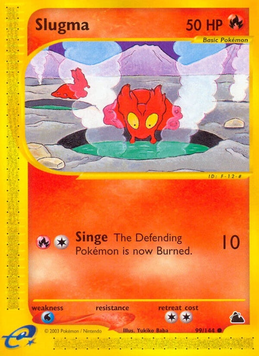 Image for Slugma (99) (099/144) (Skyridge) - Pokemon
