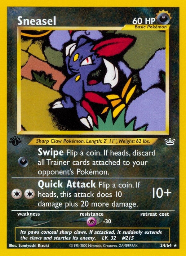Image for Sneasel (24/64) (Neo Revelation) - Pokemon