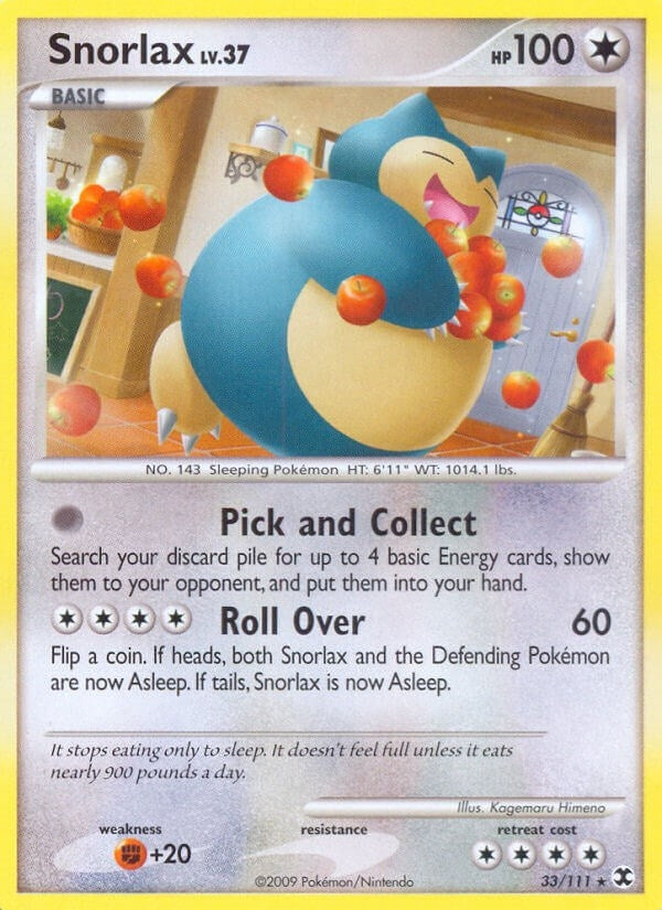 Image for Snorlax (33) (33/111) (Rising Rivals) - Pokemon